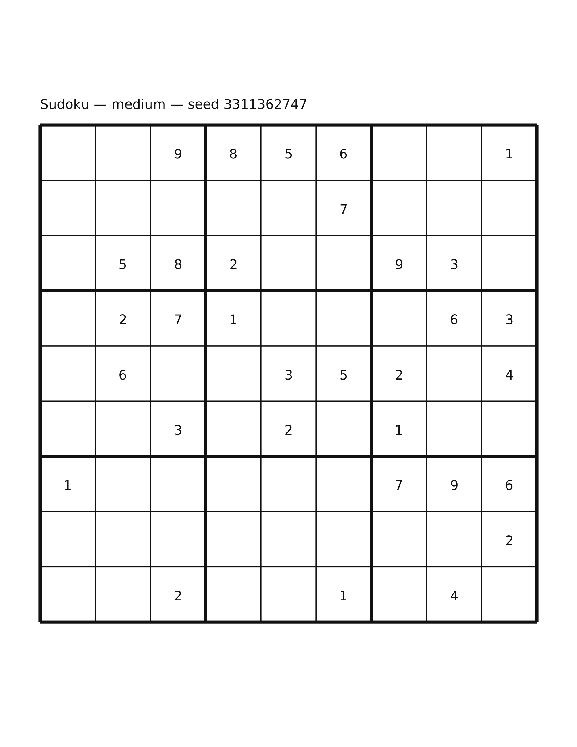 Sudoku — medium #37