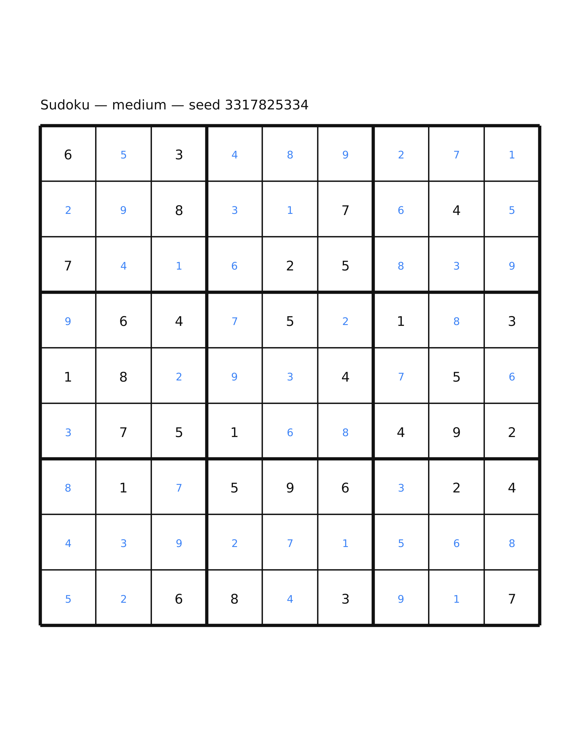 Sudoku — medium #39 — solution