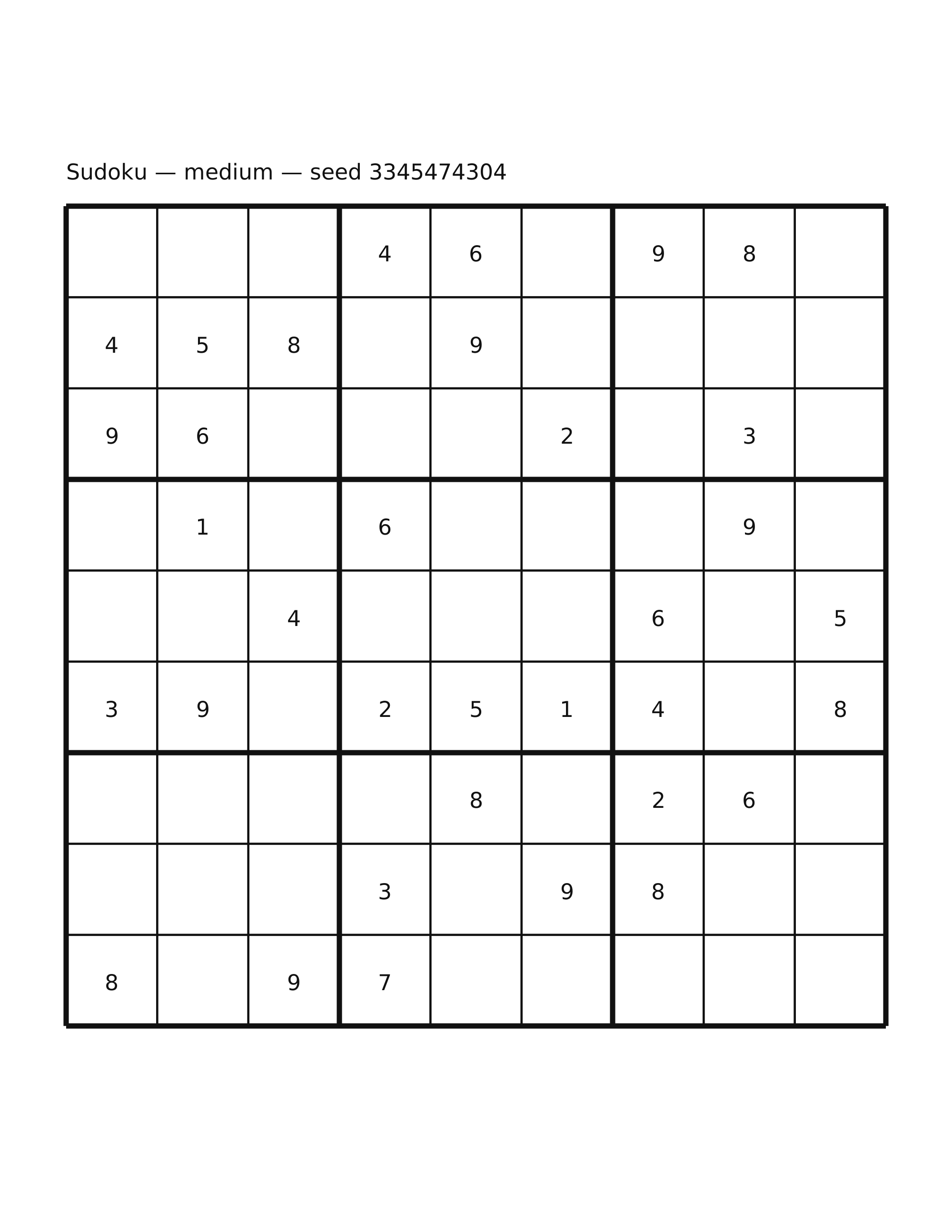 Sudoku — medium #52