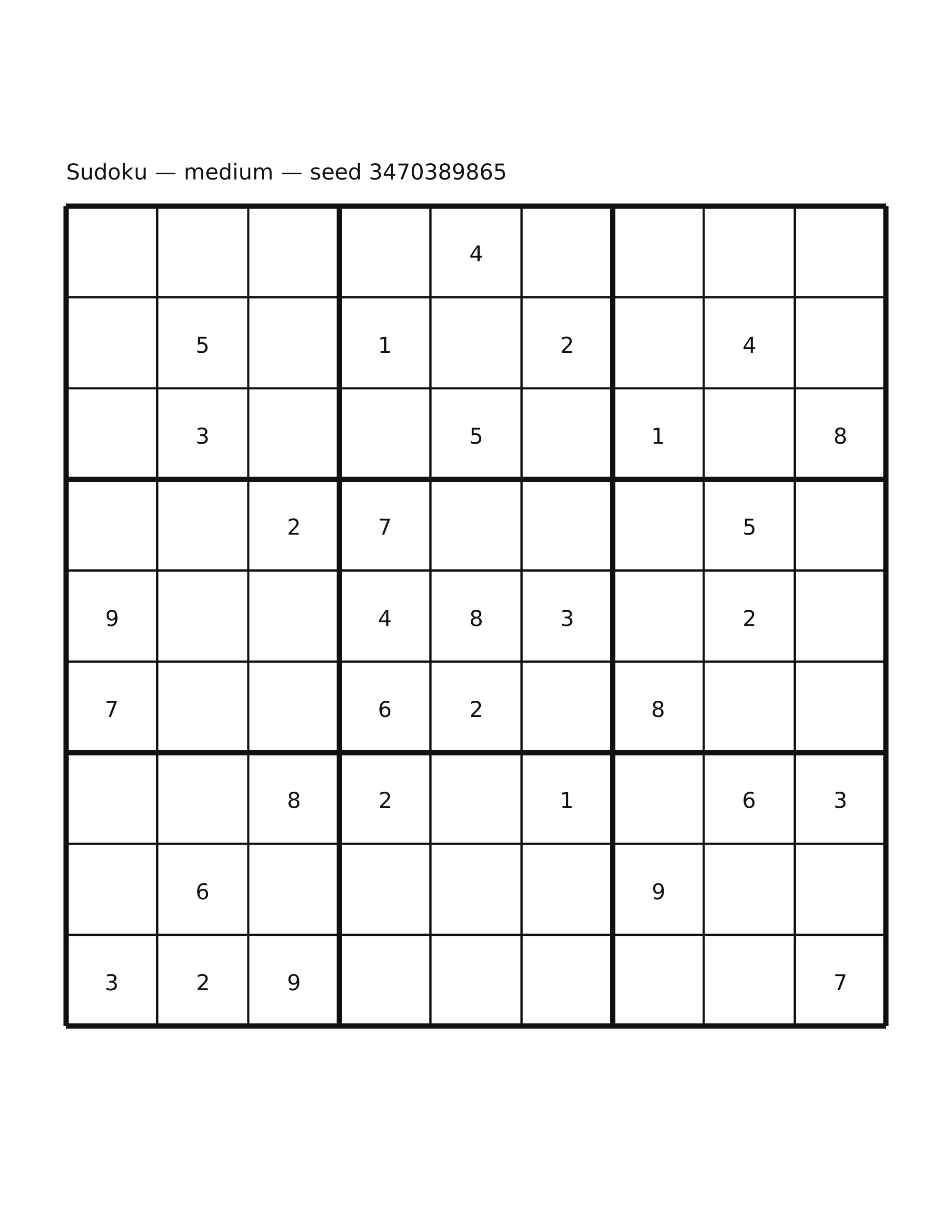 Sudoku — medium #52
