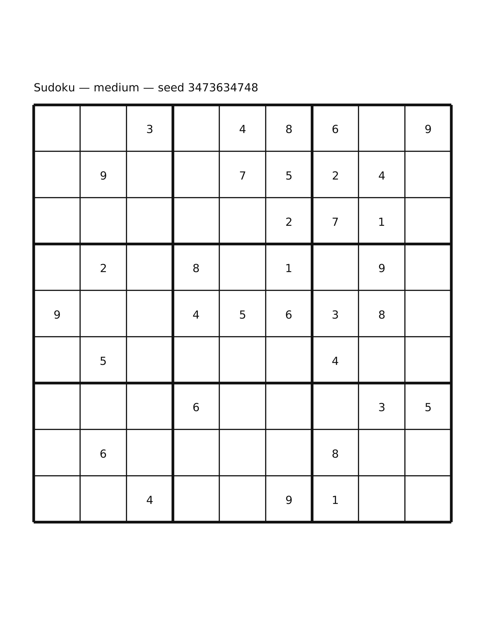 Sudoku — medium #57