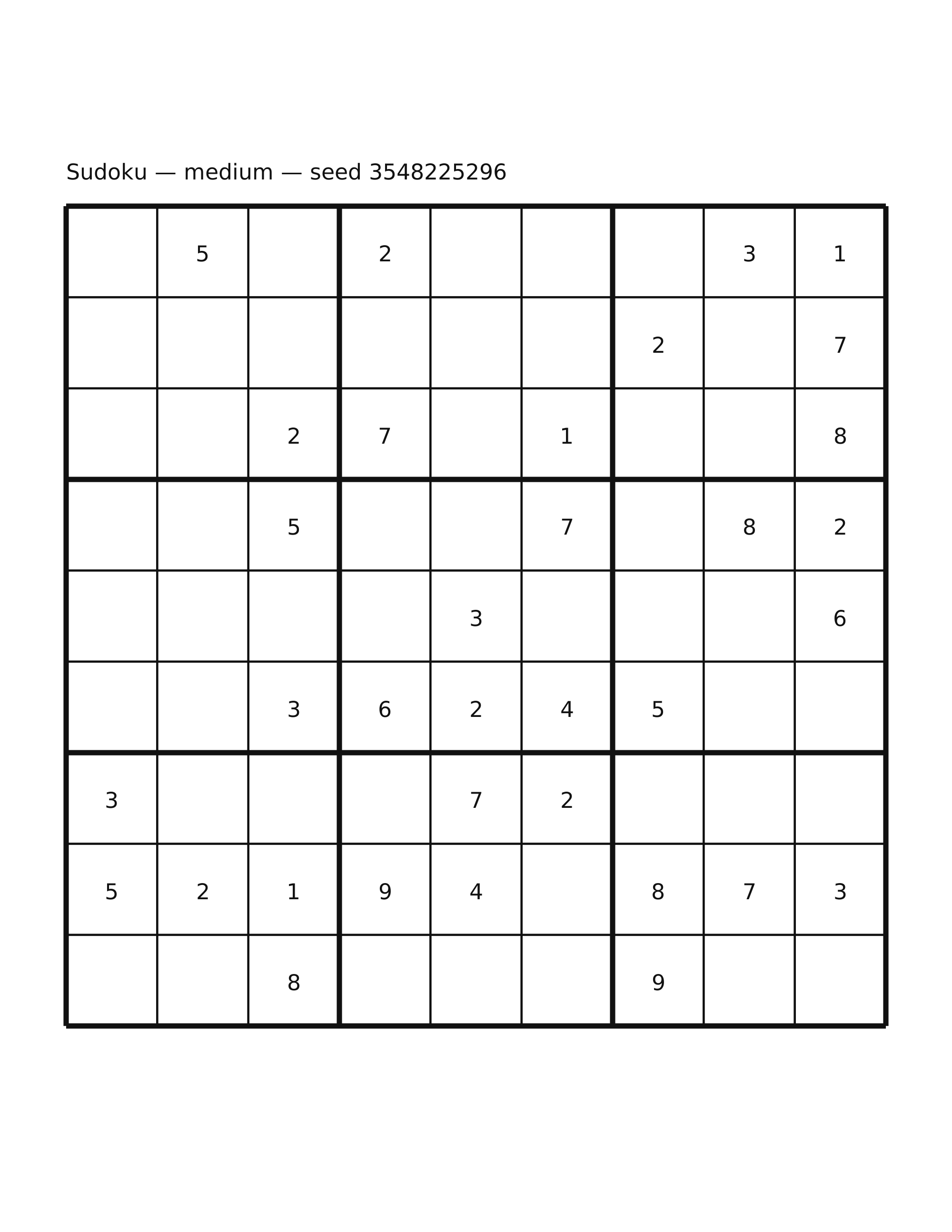 Sudoku — medium #50