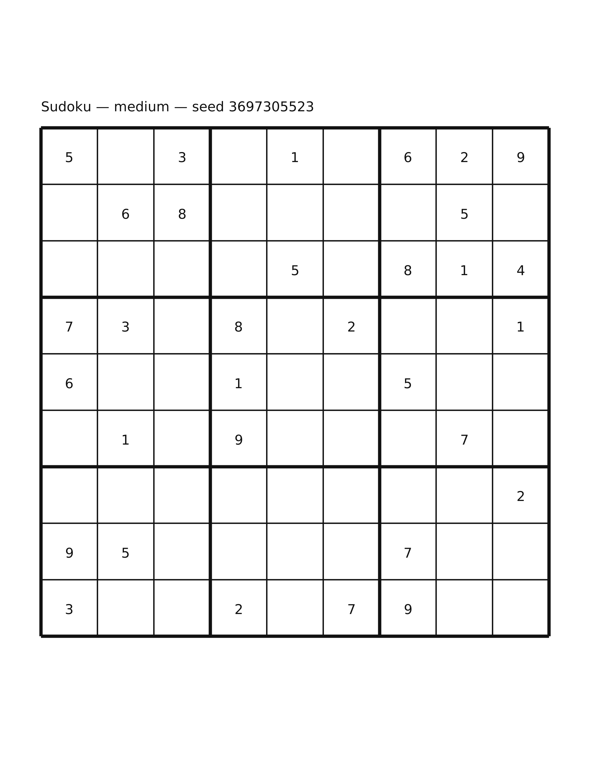 Sudoku — medium #30
