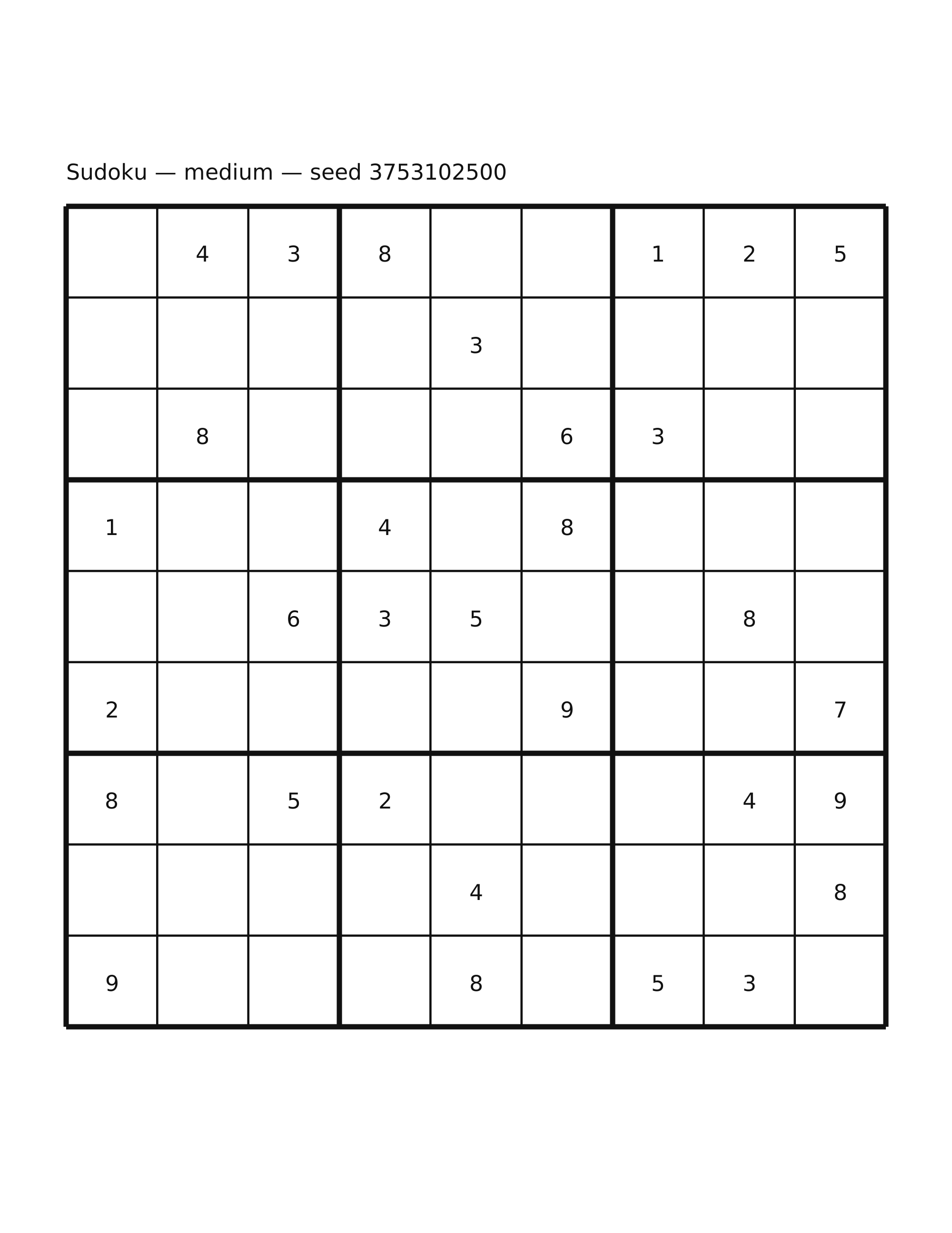 Sudoku — medium #57