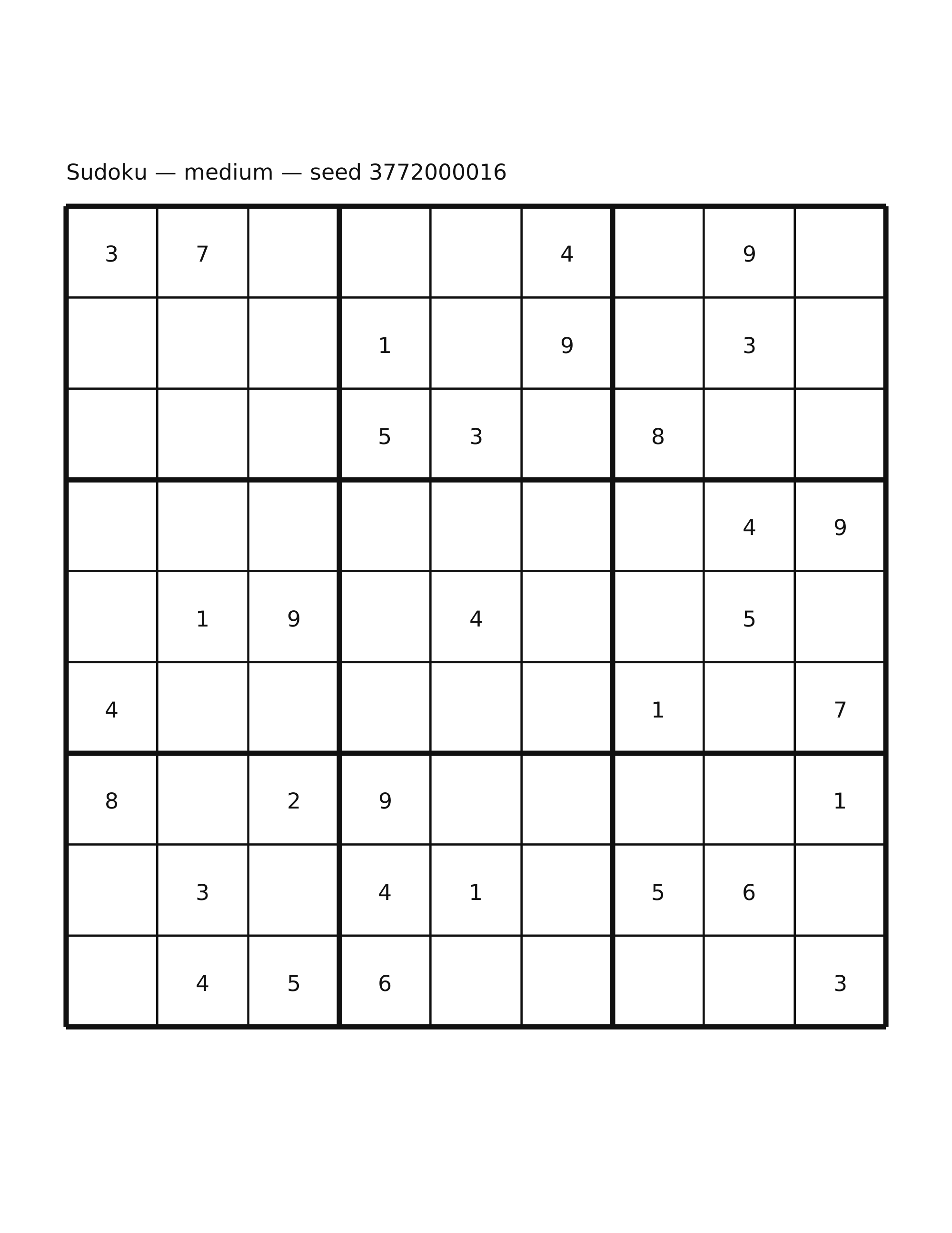 Sudoku — medium #25