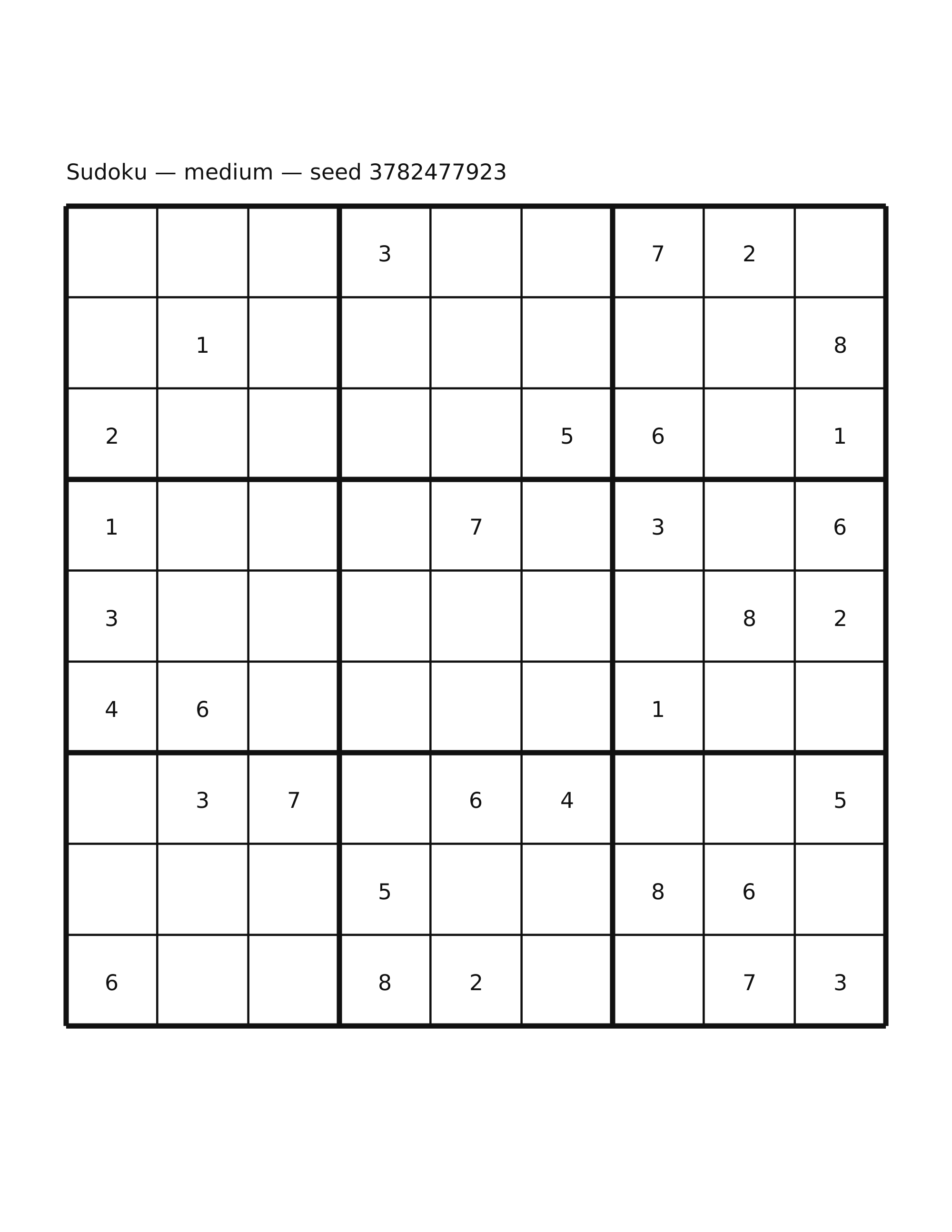 Sudoku — medium #19