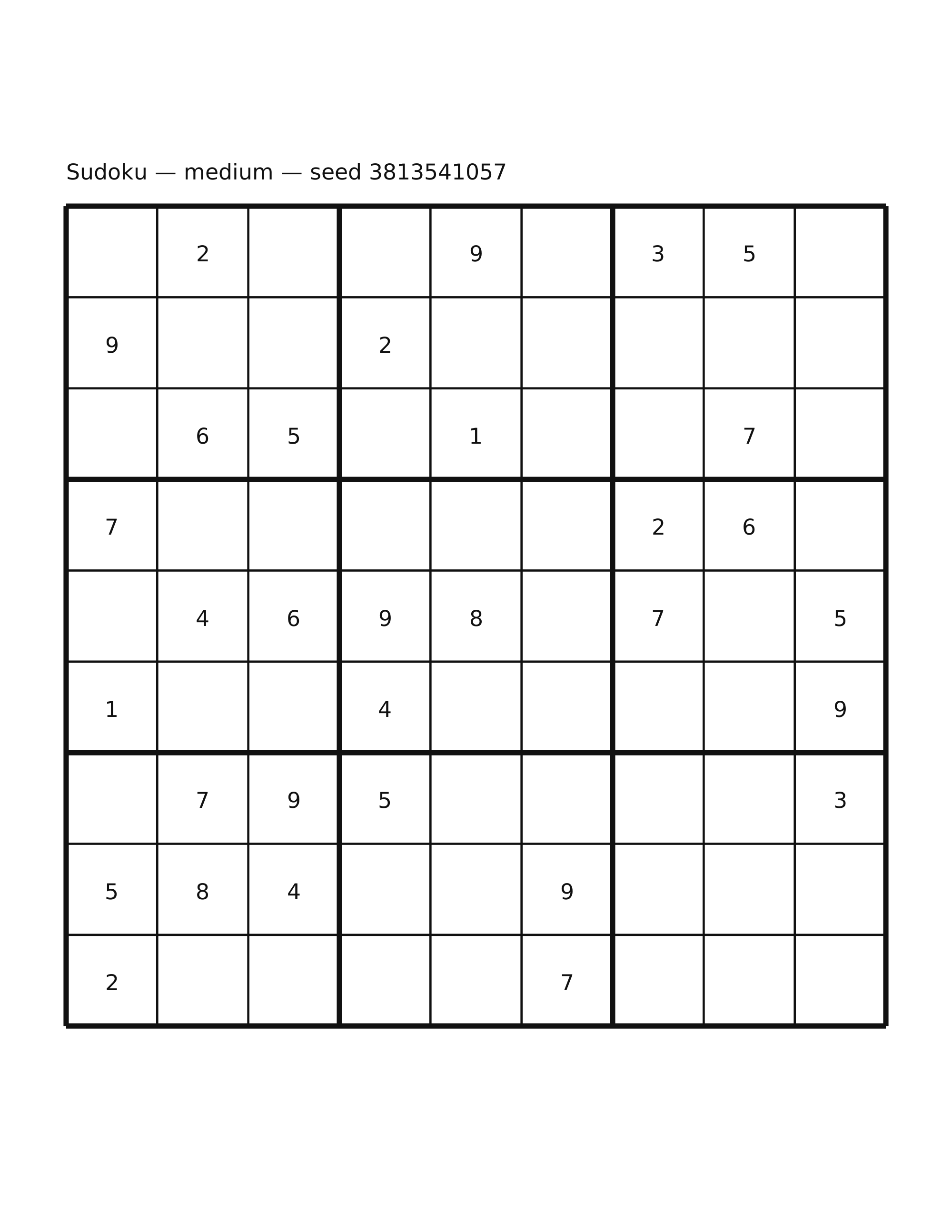Sudoku — medium #19