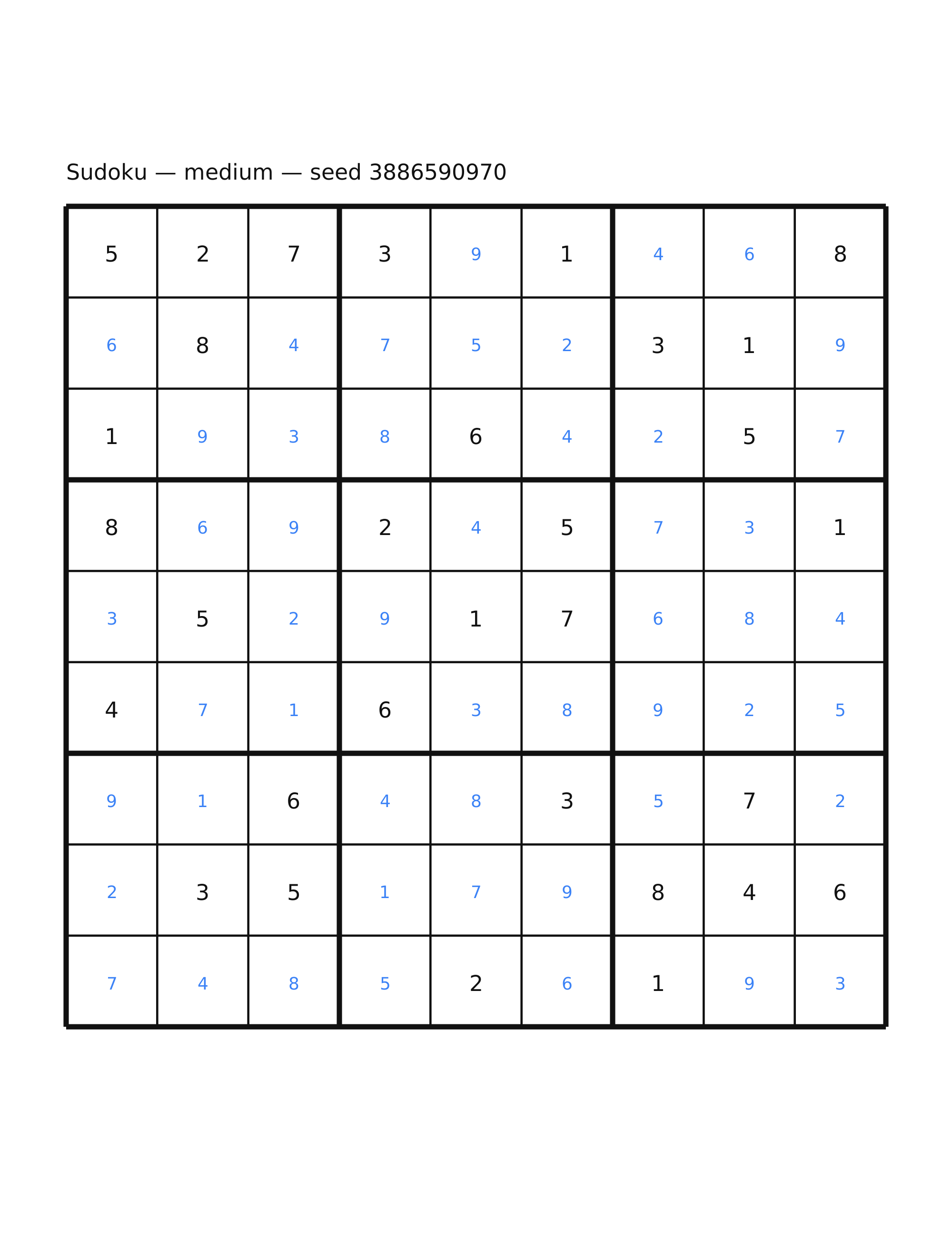 Sudoku — medium #37 — solution