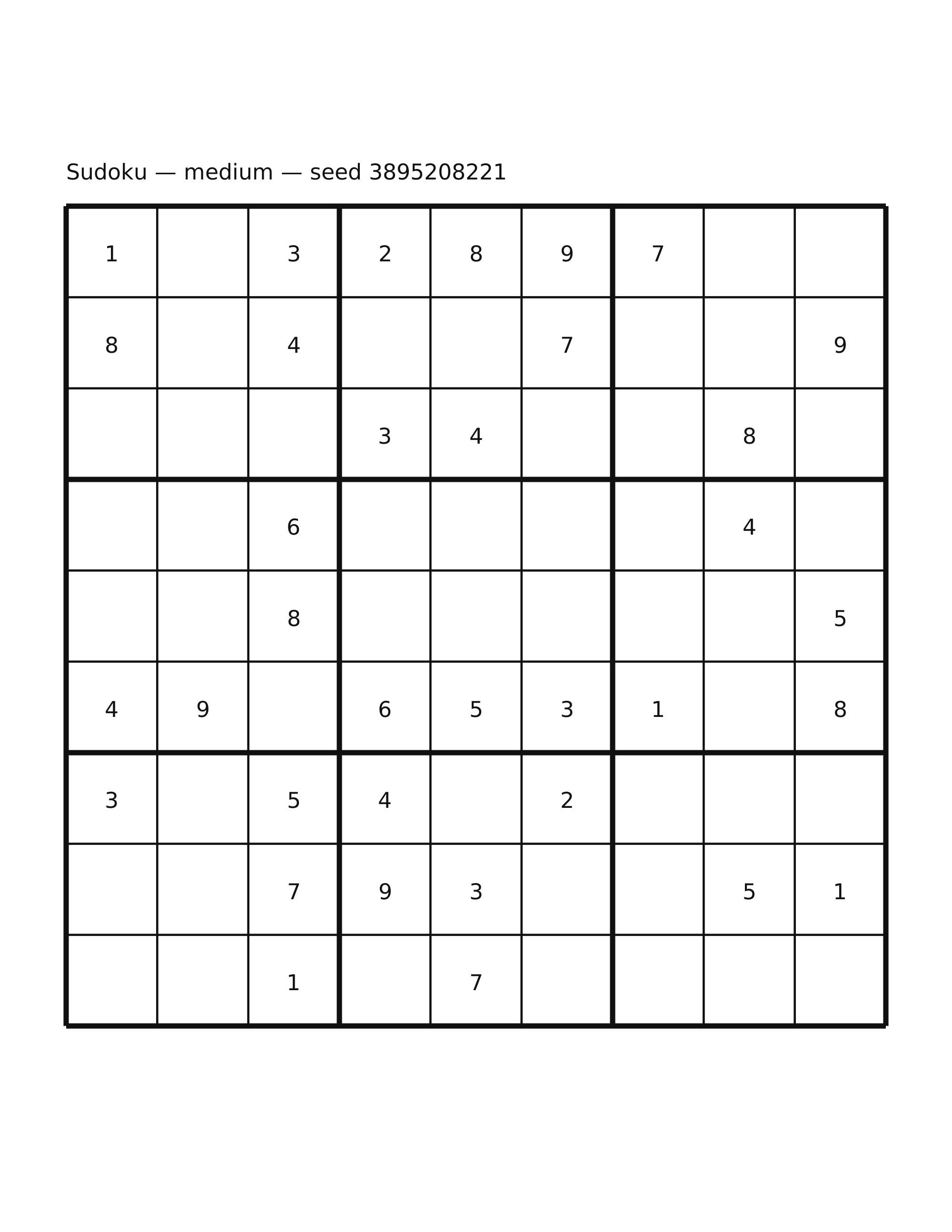 Sudoku — medium #57