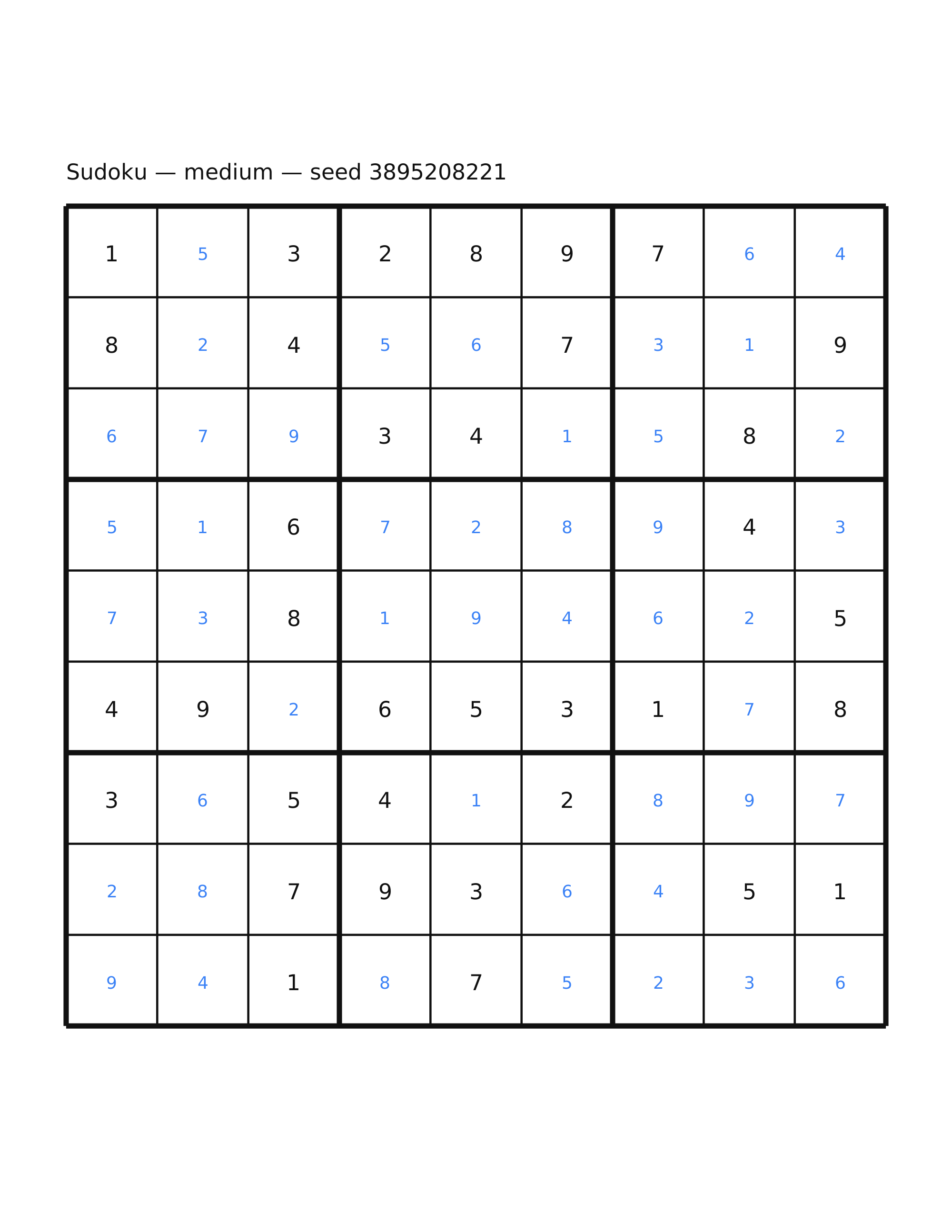 Sudoku — medium #57 — solution