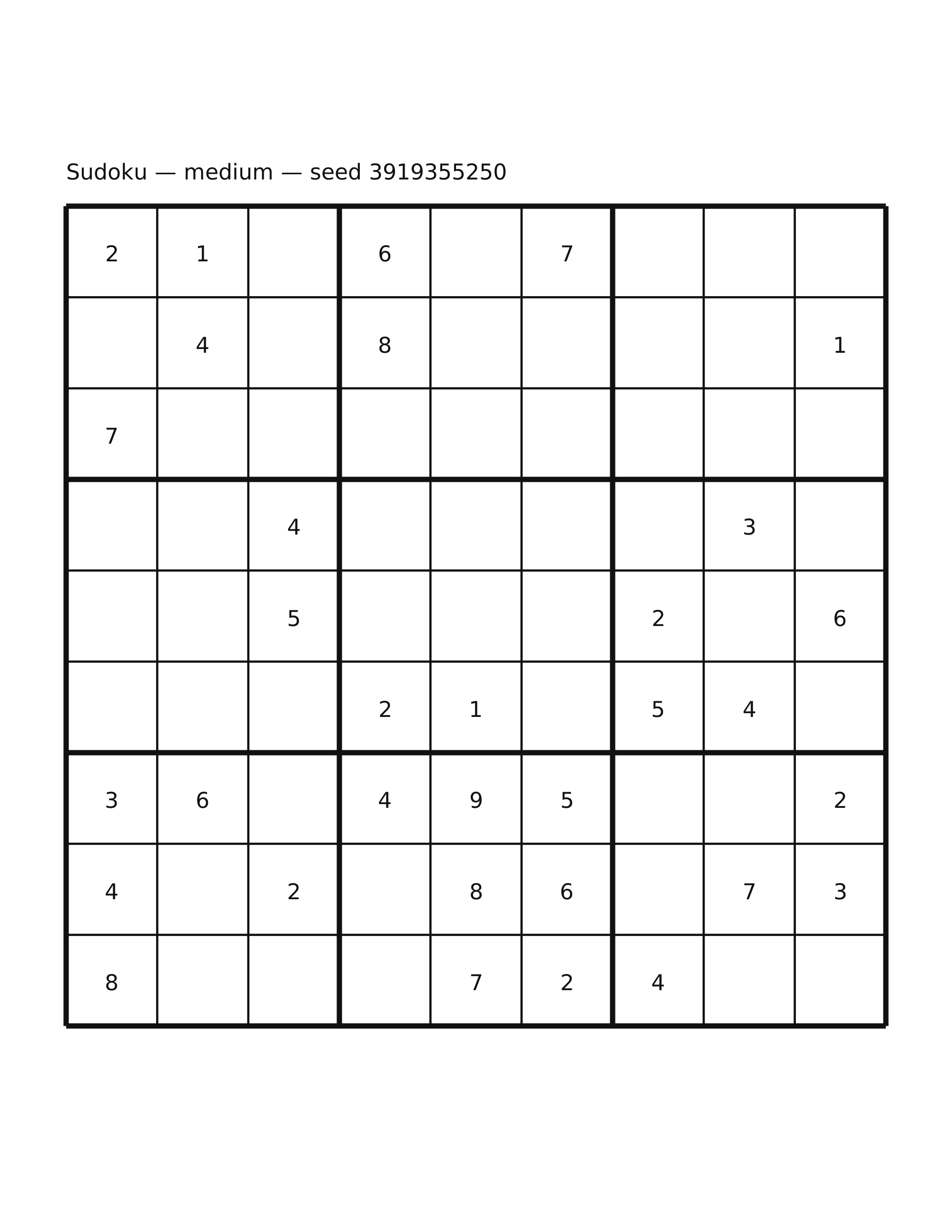 Sudoku — medium #57