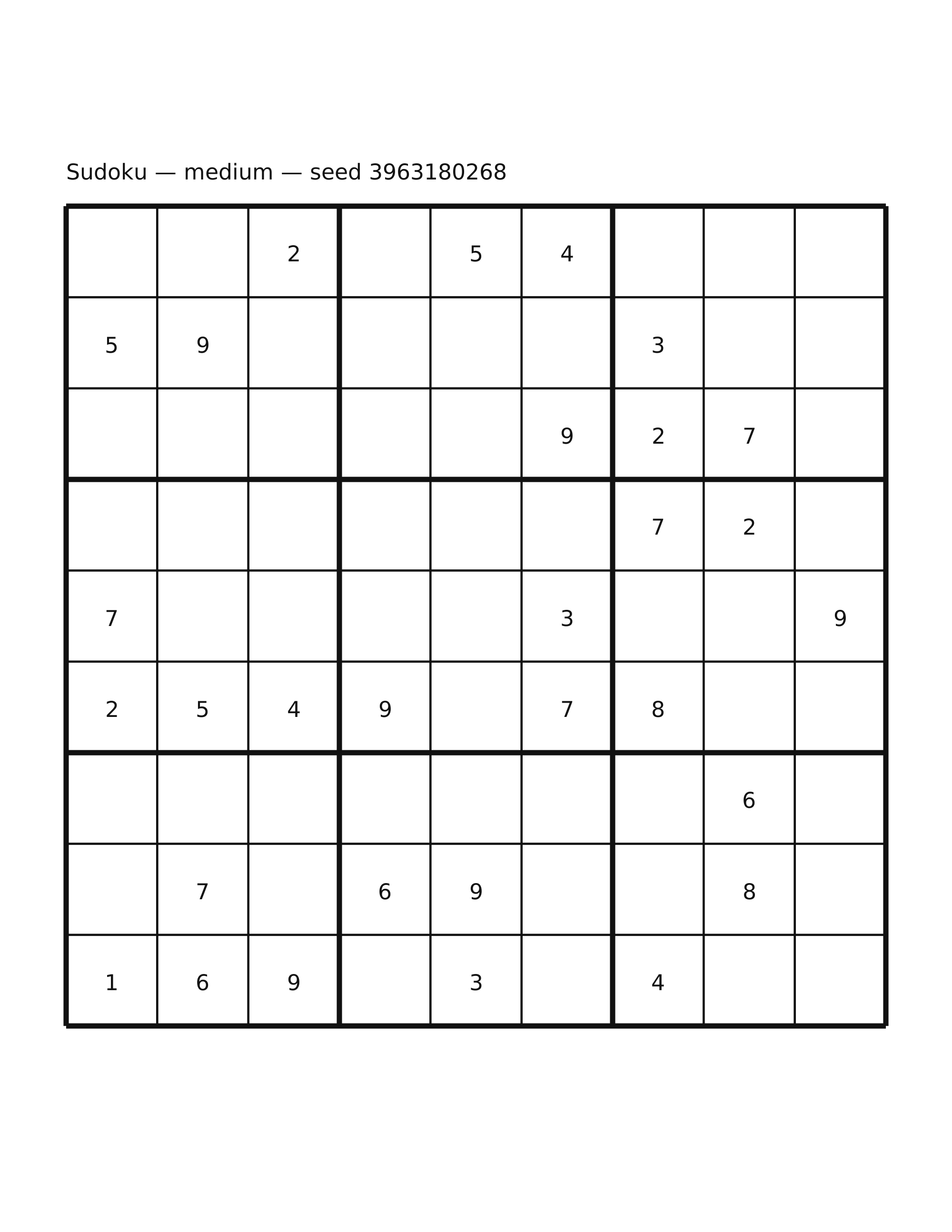 Sudoku — medium #16