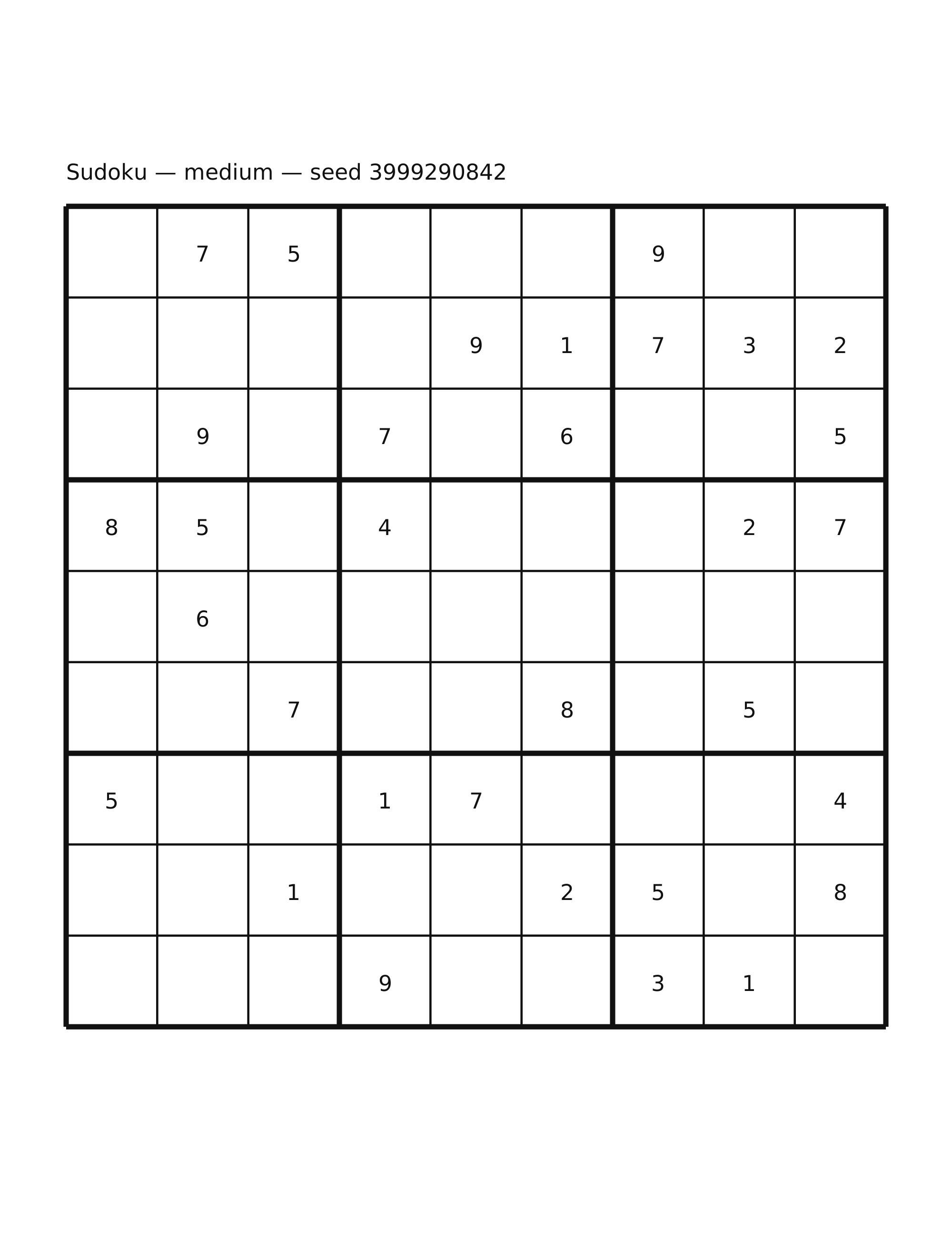 Sudoku — medium #57