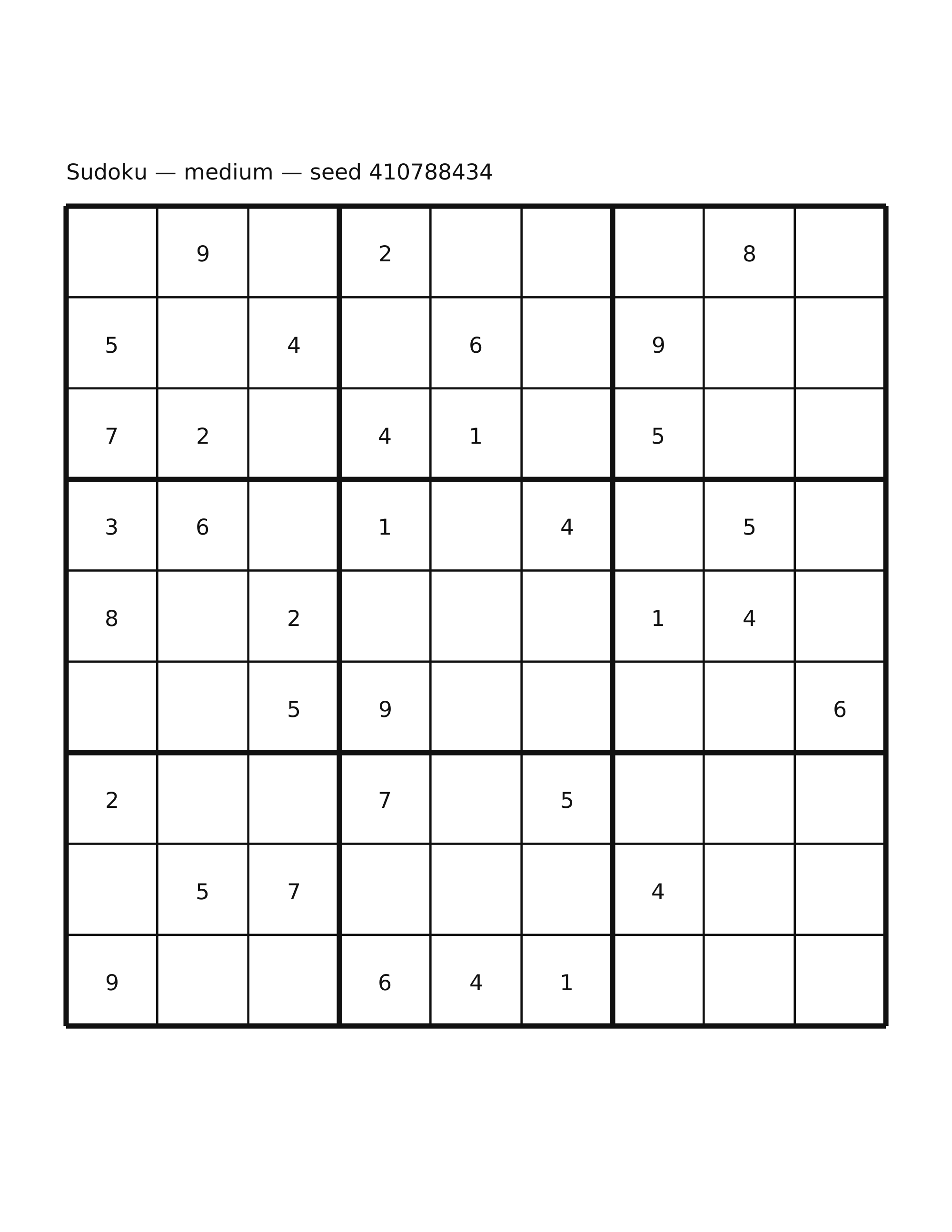 Sudoku — medium #12
