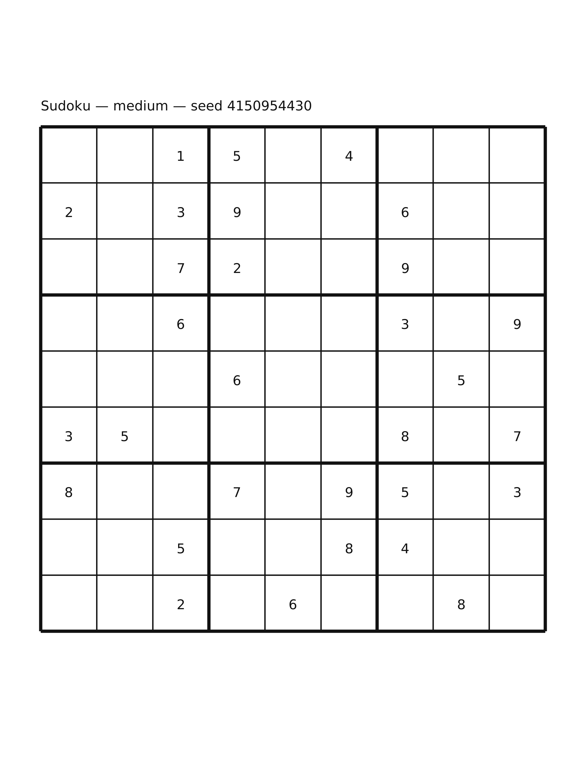 Sudoku — medium #58