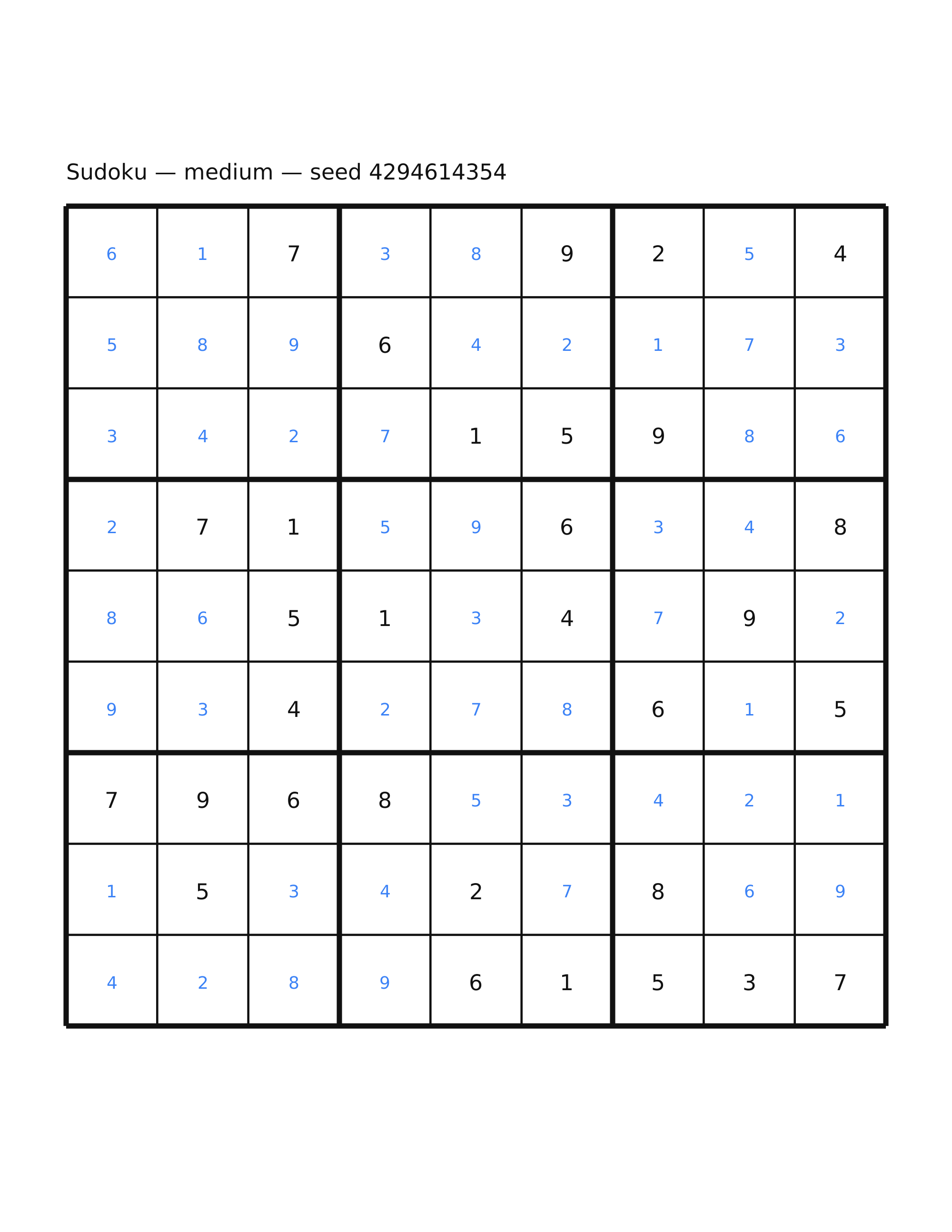 Sudoku — medium #35 — solution