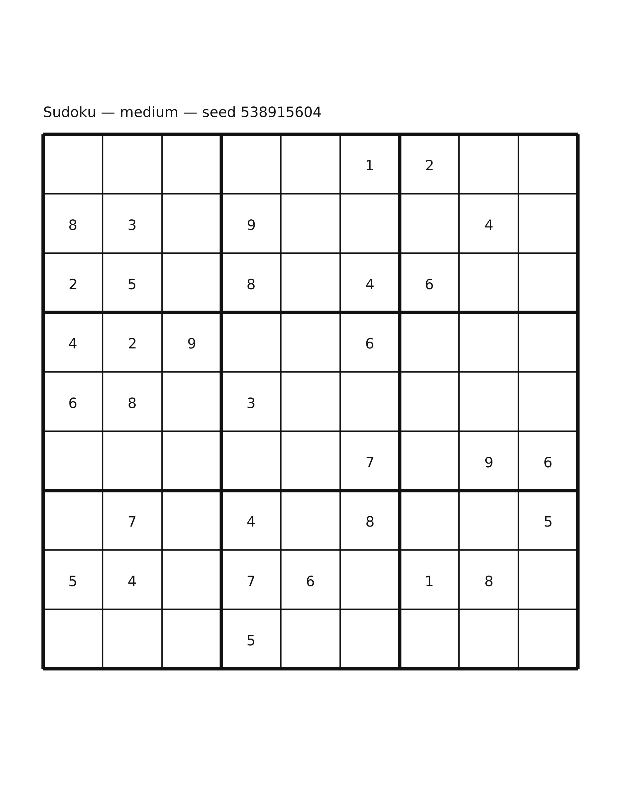 Sudoku — medium #22