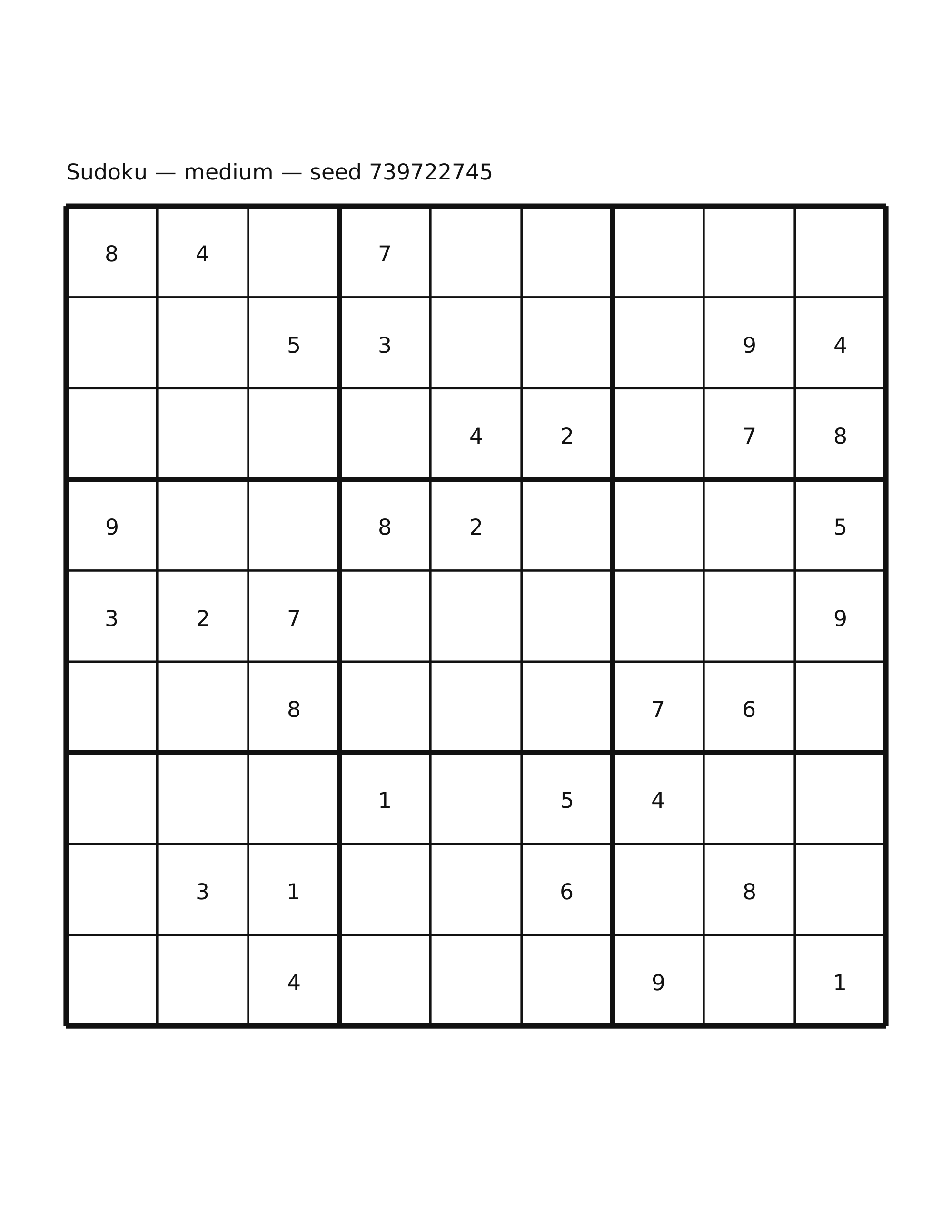 Sudoku — medium #40