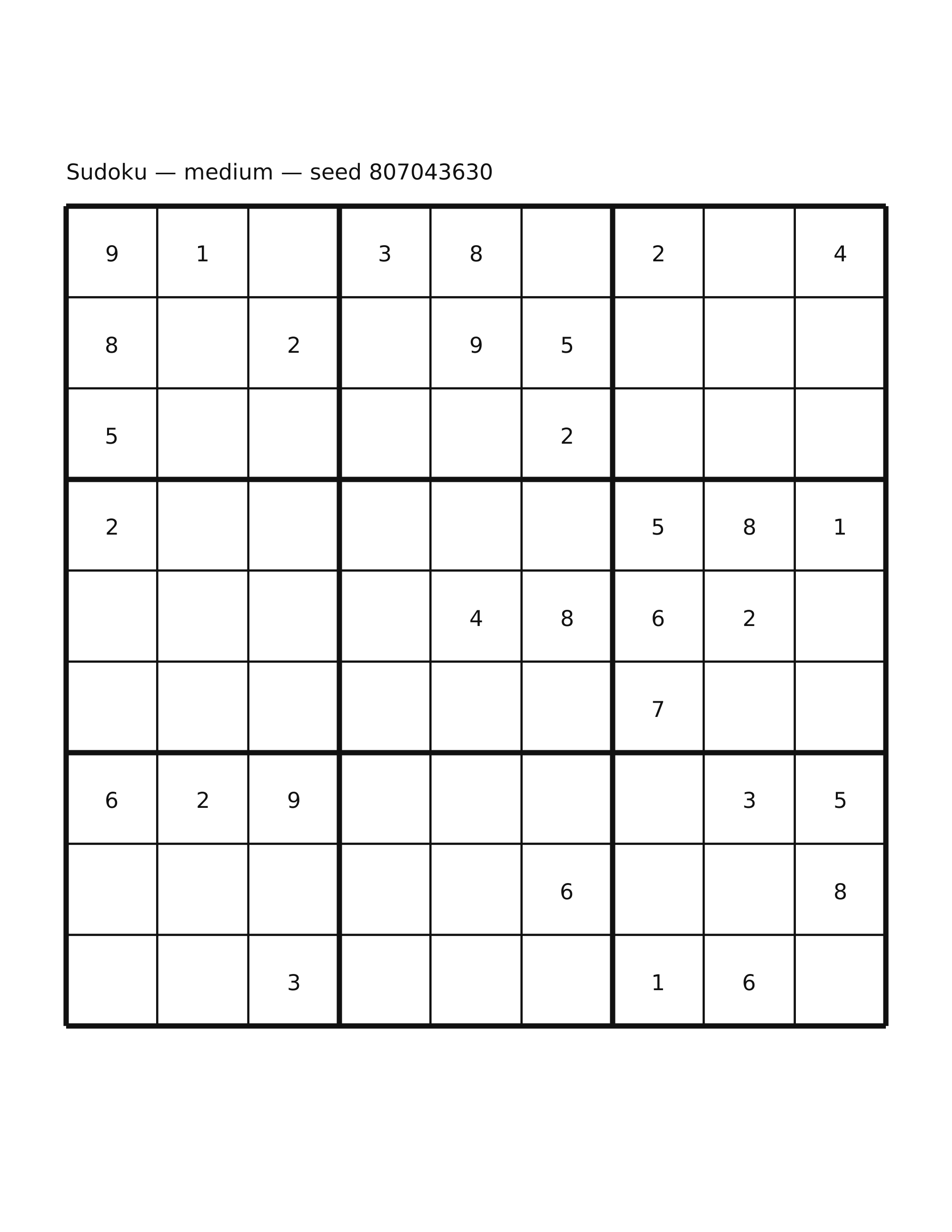 Sudoku — medium #23