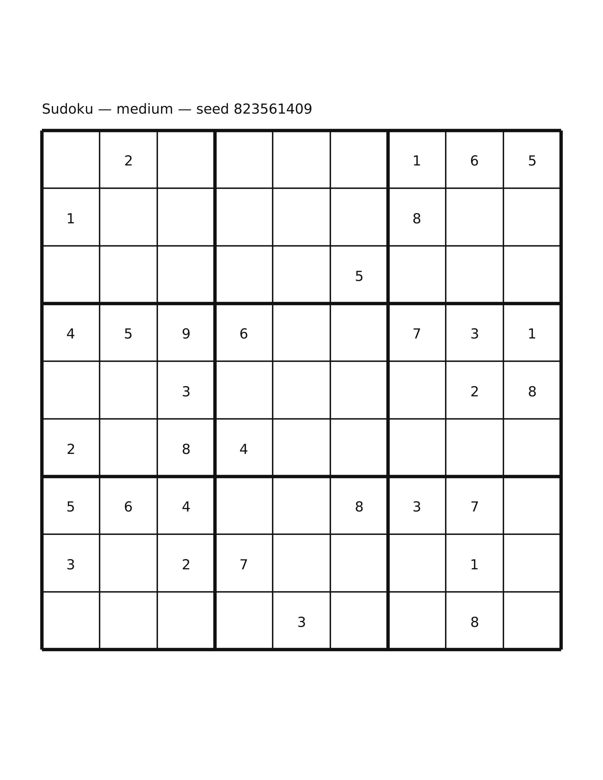 Sudoku — medium #13