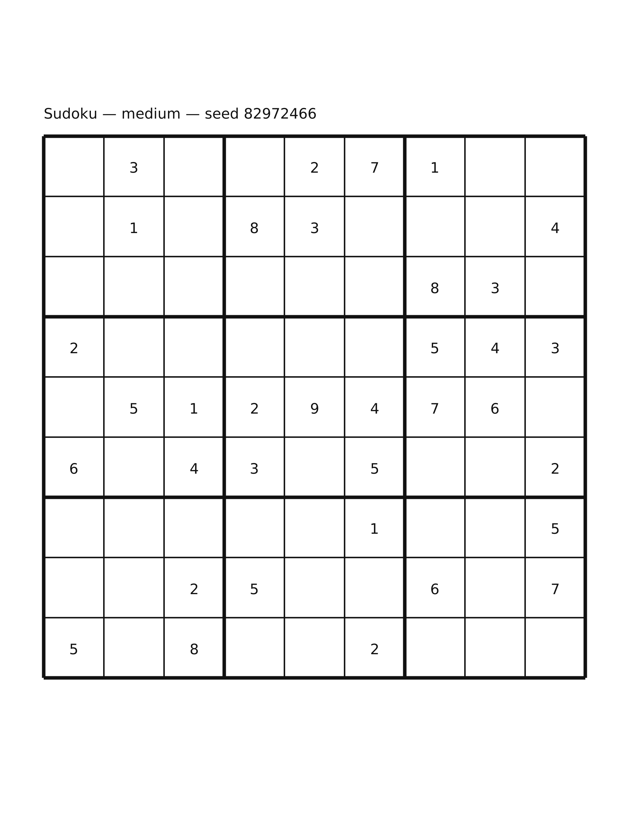 Sudoku — medium #4