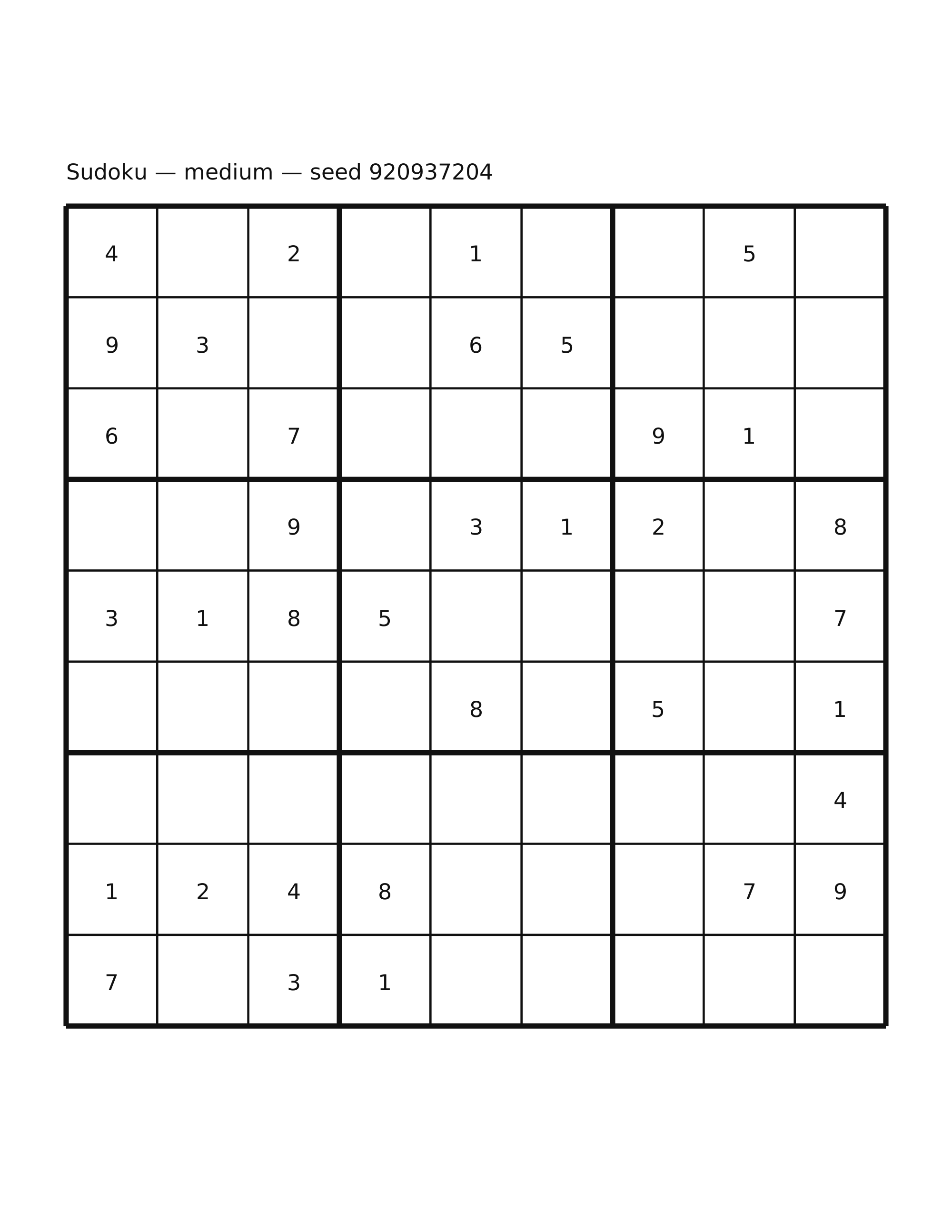 Sudoku — medium #43
